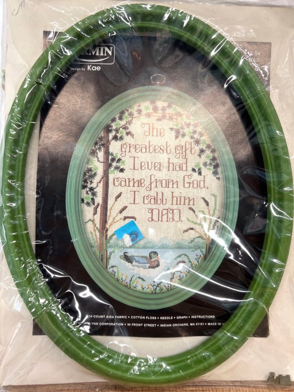 The Great Gift Cross-Stitch Kit By Paragon With Frame & Supplies - "I Call Him D